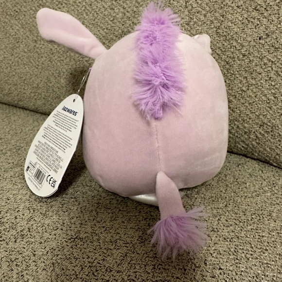 Nwt 🐣 5" Floral Print Purple Donkey Easter Squishmallow - Picture 3 of 4
